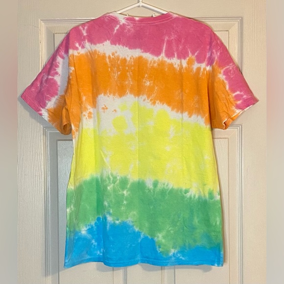 ✌️Woodstock 2016 Liquid Blue Men’s Tie Dye Music Festival T-Shirt. Size L.✌️ - Picture 2 of 9